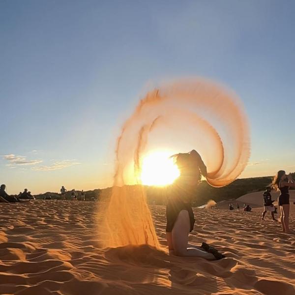 Por do Sol nas Dunas